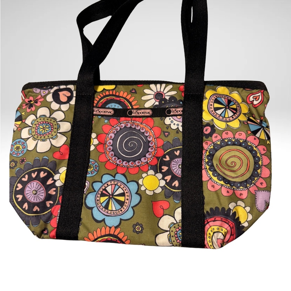 LeSportsac Colorful Floral Tote Bag